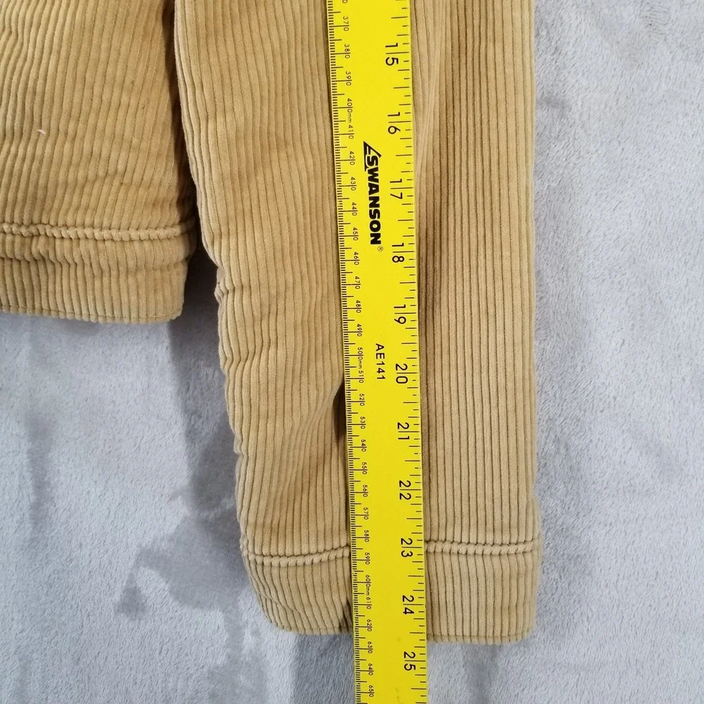 Levis Jacket Kids XL Tan Cotton Corduroy Sherpa Lined‎ Trucker Sherpa Lined